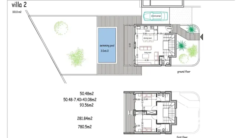 Prodej vily, Pafos, Kypr, 101 m2