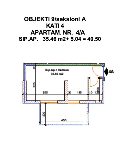 Prodej bytu 1+kk, Drač, Albánie, 40 m2