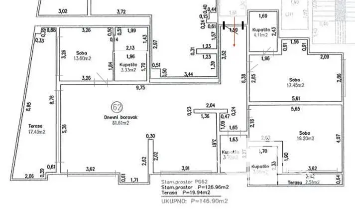 Prodej bytu 4+kk, Budva, Černá Hora, 1147 m2