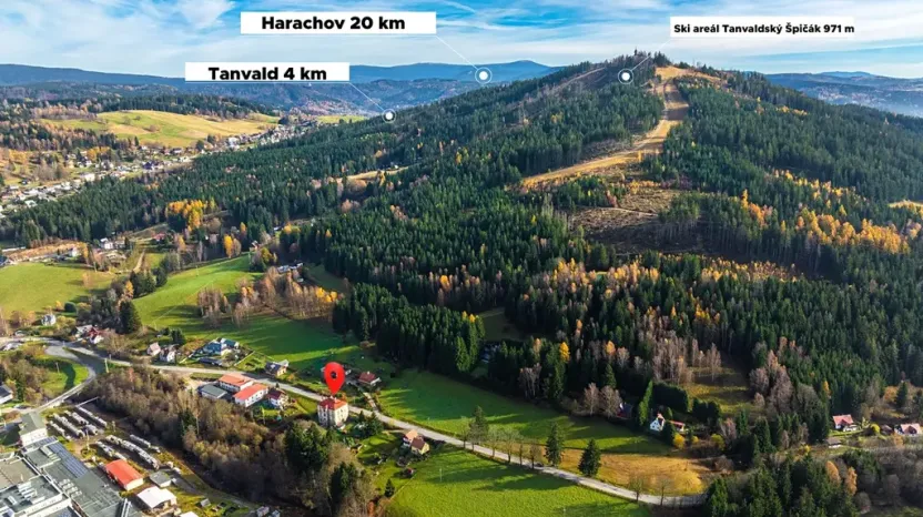 Prodej bytu 1+kk, Tanvald, Údolí Kamenice, 93 m2