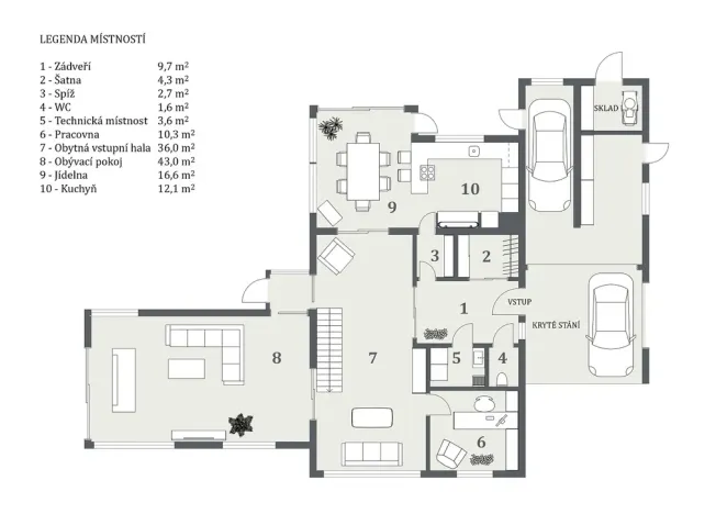 Prodej rodinného domu, Hradec Králové - Malšovice, Sportovní, 248 m2