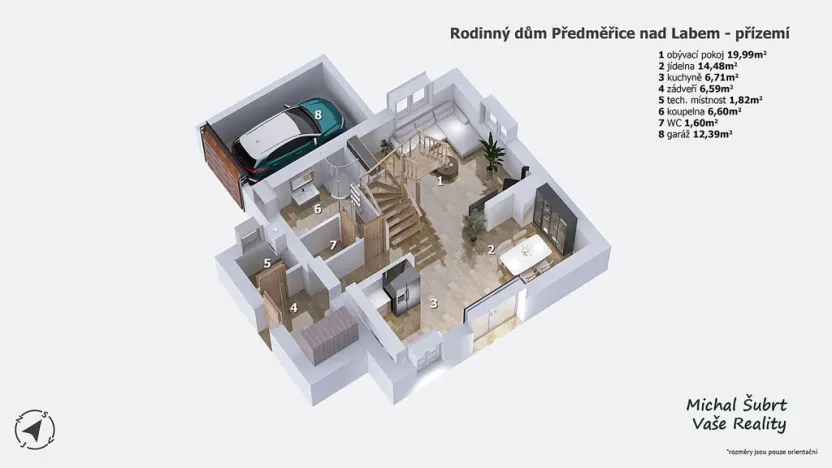 Prodej rodinného domu, Předměřice nad Labem, Na Obci, 122 m2