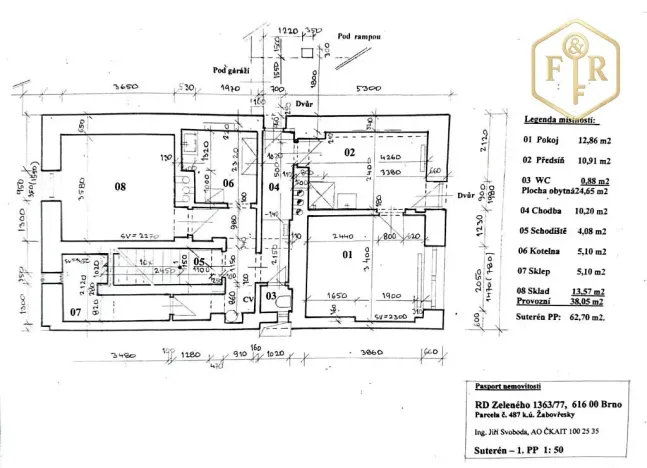 Prodej rodinného domu, Brno, Zeleného, 205 m2
