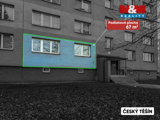 Prodej bytu 3+1, Český Těšín, Polní, 67 m2