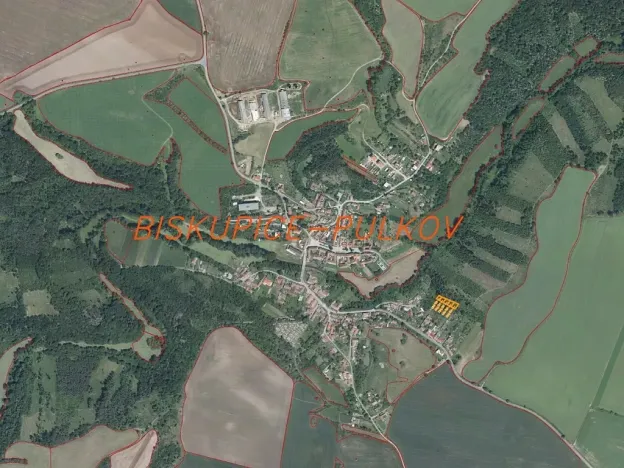 Dražba louky, Biskupice-Pulkov, 986 m2