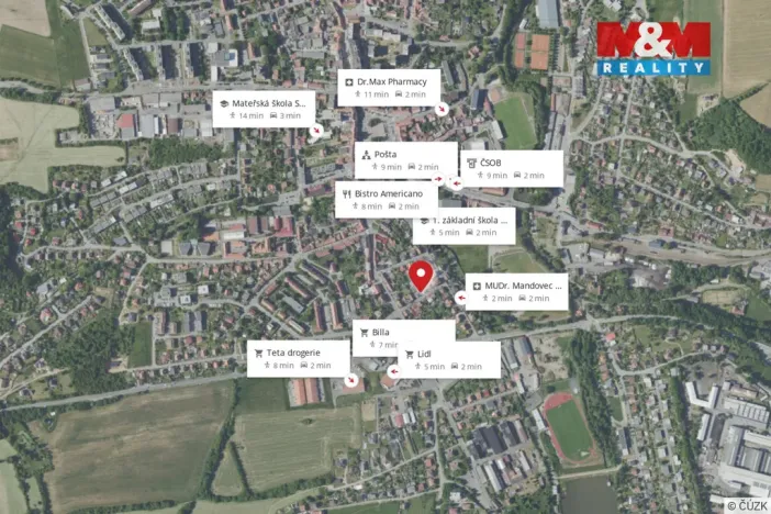 Prodej rodinného domu, Sedlčany, Baxova, 138 m2