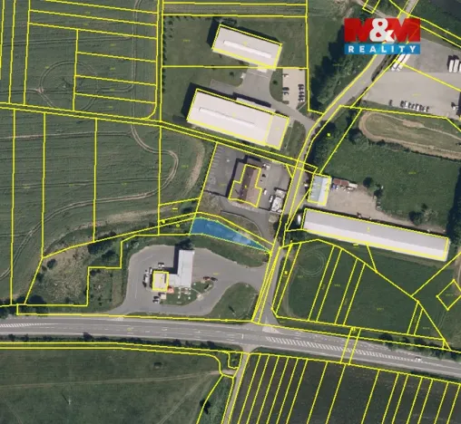 Pronájem komerčního pozemku, Drslavice, 748 m2