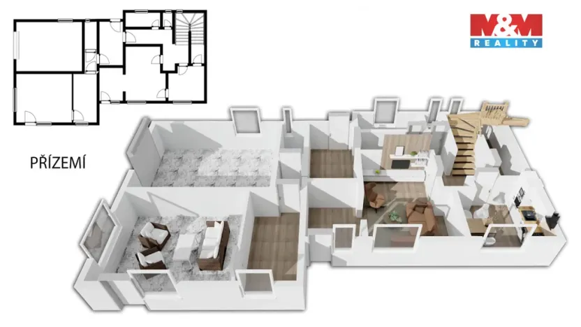 Prodej rodinného domu, Kramolna, 220 m2