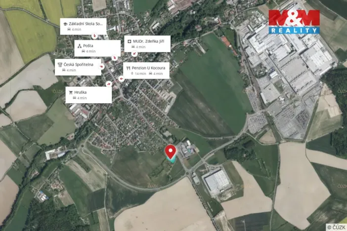 Prodej zahrady, Solnice, 4039 m2