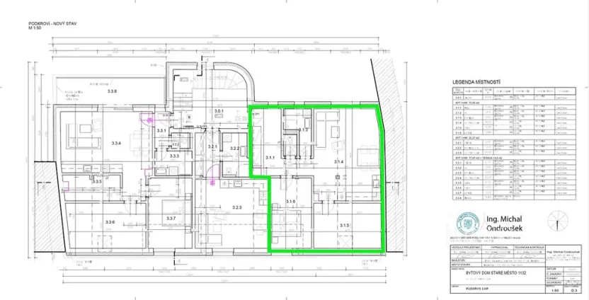 Pronájem bytu 3+kk, Staré Město, Hradišťská, 76 m2