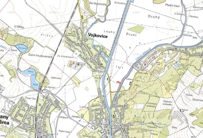 Prodej pole, Přísnotice, 5101 m2