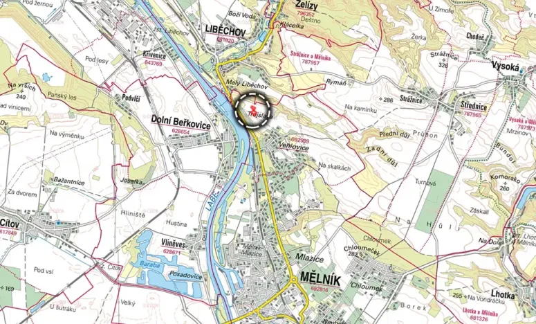 Prodej pole, Mělník, 5033 m2