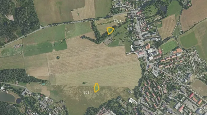 Prodej louky, Strašice, 3697 m2