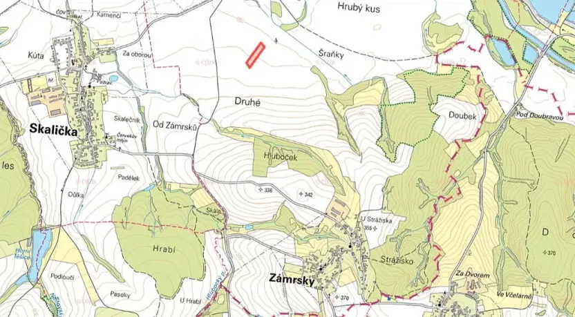 Prodej pole, Zámrsky, 10570 m2