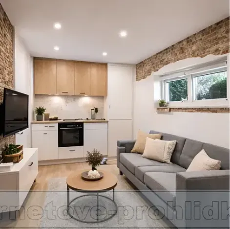 Pronájem bytu 1+kk, Praha - Vršovice, Bajkalská, 45 m2