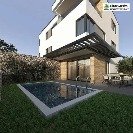 Prodej atypického bytu, Mandre, Chorvatsko, 94 m2