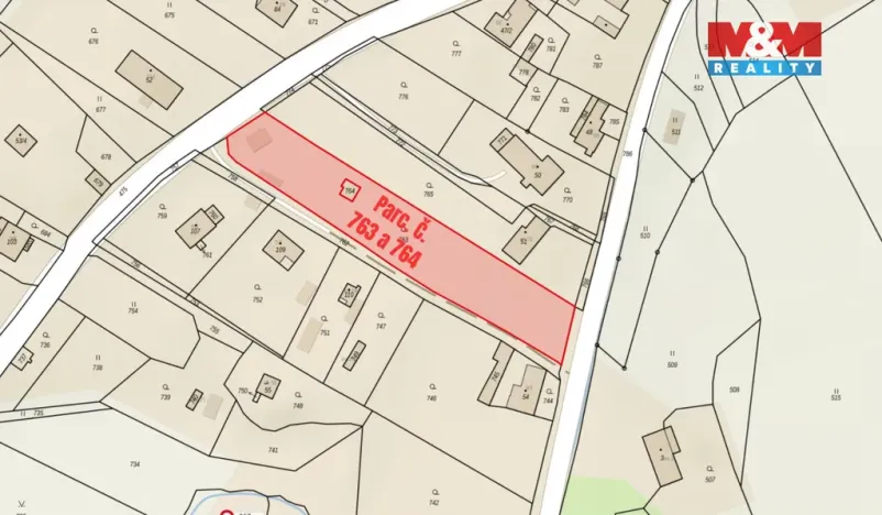 Prodej pozemku pro bydlení, Hradec-Nová Ves, 2807 m2