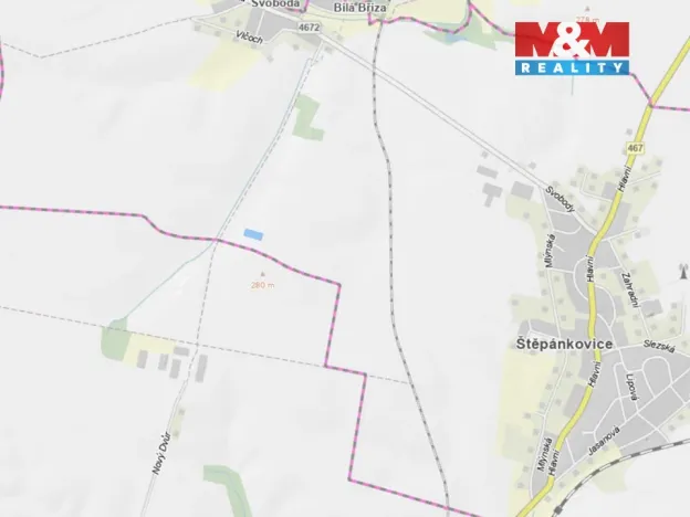 Prodej pole, Štěpánkovice, 2579 m2