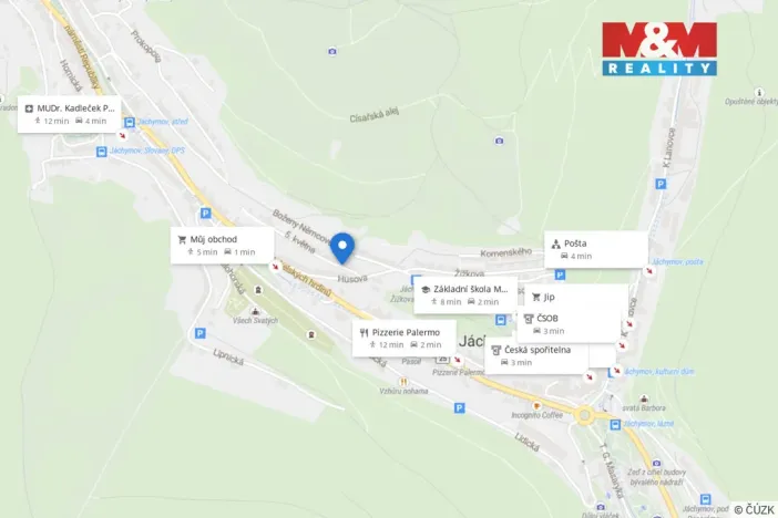 Pronájem bytu 2+1, Jáchymov, 5. května, 47 m2