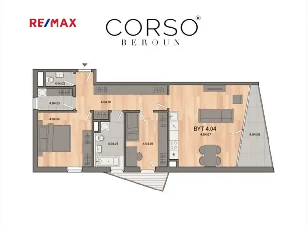 Pronájem bytu 3+kk, Beroun, Štulovna, 85 m2