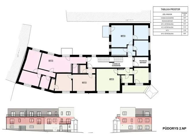 Prodej bytu 3+kk, Ivančice, 51 m2