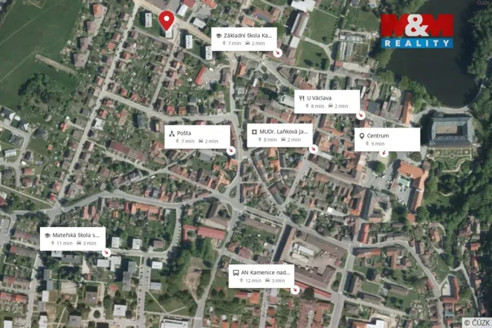 Pronájem bytu 2+1, Kamenice nad Lipou, Družstevní, 45 m2