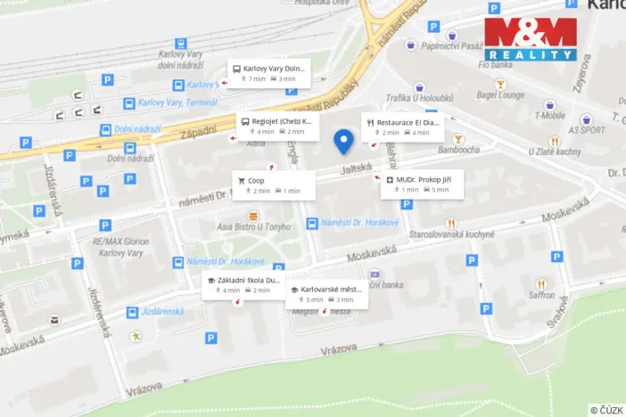 Pronájem bytu 1+1, Karlovy Vary, Jaltská, 42 m2