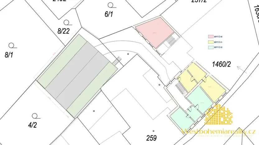 Prodej činžovního domu, Přeštice, Hlávkova, 440 m2