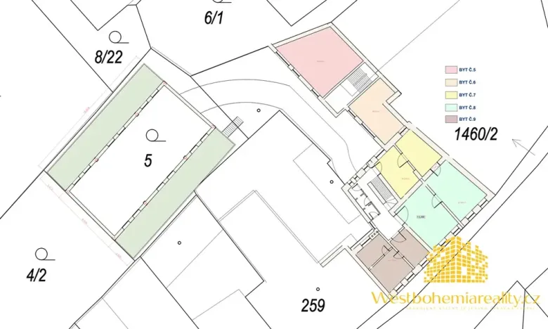 Prodej činžovního domu, Přeštice, Hlávkova, 440 m2