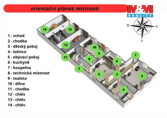 Prodej rodinného domu, Křesetice - Bykáň, 145 m2
