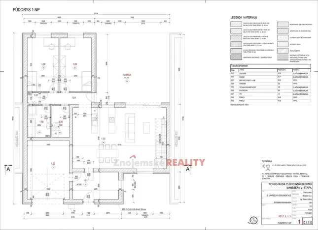 Prodej rodinného domu, Znojmo, Koukalova, 164 m2