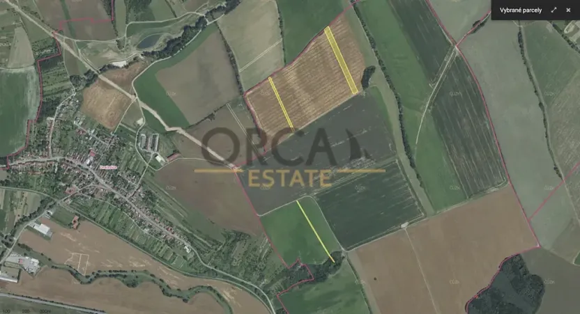 Prodej pole, Uherský Brod, 8064 m2