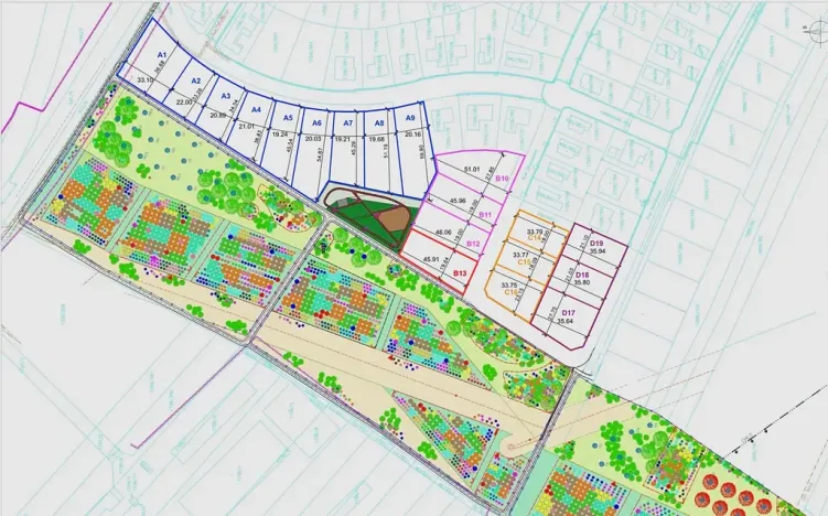 Prodej pozemku pro bydlení, Hrušovany u Brna, Pod Střediskem, 908 m2