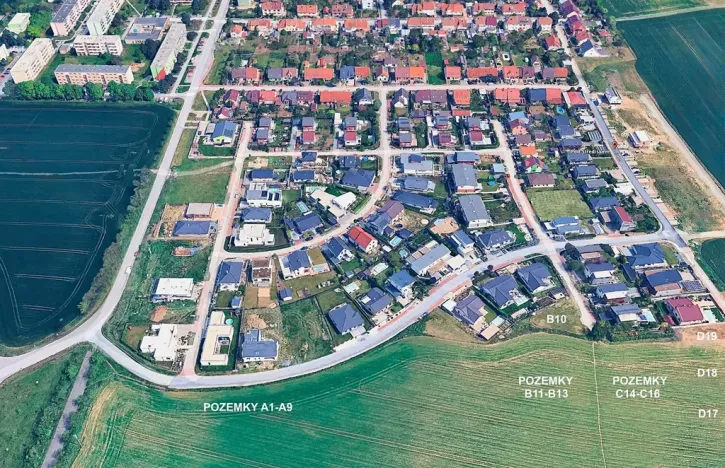 Prodej pozemku pro bydlení, Hrušovany u Brna, Pod Střediskem, 874 m2