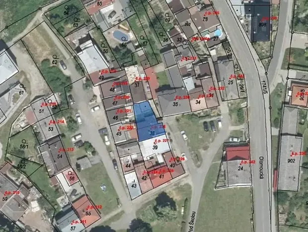 Prodej rodinného domu, Dub nad Moravou, Pod Školou, 60 m2