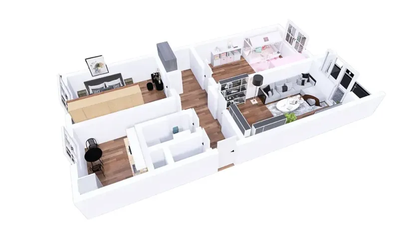 Prodej bytu 3+1, Ostrava, Jana Ziky, 81 m2