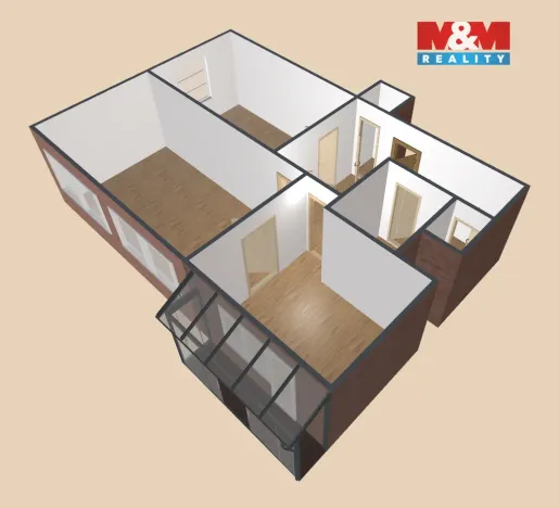 Prodej bytu 2+1, Ostrava - Mariánské Hory, Gen. Hrušky, 63 m2