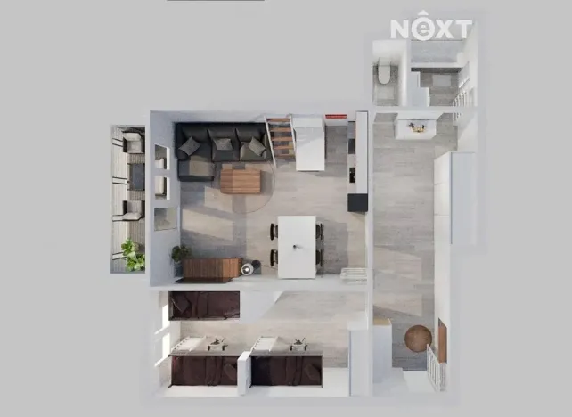 Prodej bytu 2+kk, Praha - Čakovice, Marty Krásové, 66 m2