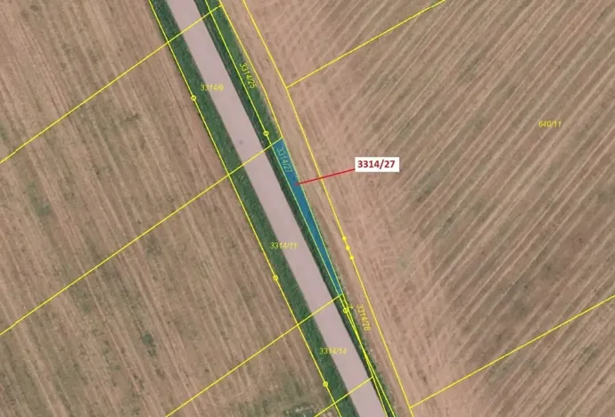 Dražba pozemku, Březník, 86 m2