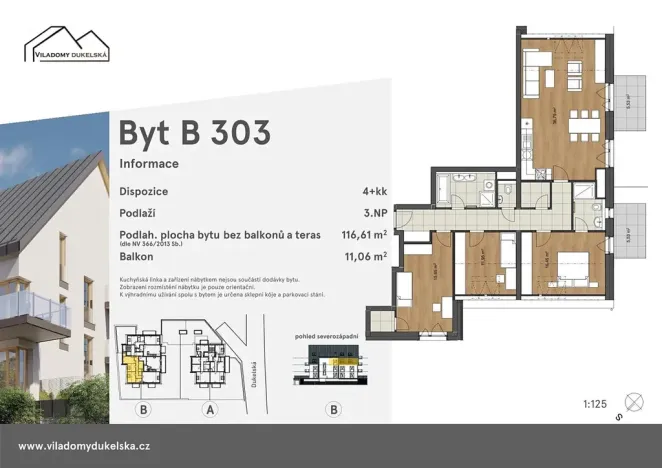 Prodej bytu 4+kk, Liberec, Dukelská, 128 m2