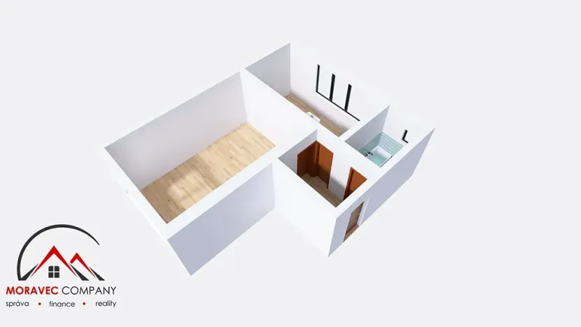 Pronájem bytu 1+1, Ostrava, Newtonova, 41 m2