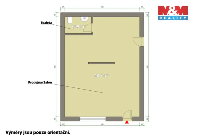 Pronájem obchodního prostoru, Plzeň - Jižní Předměstí, Husova, 51 m2