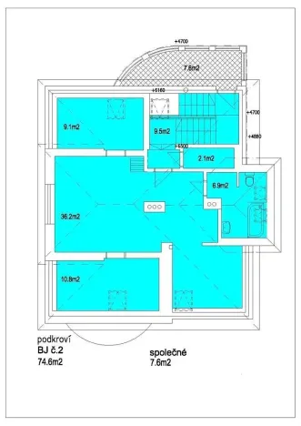 Pronájem bytu 5+1, Praha - Modřany, Nečova, 200 m2