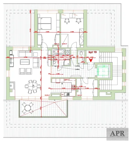 Prodej atypického bytu, Luhačovice, Bílá čtvrť, 120 m2