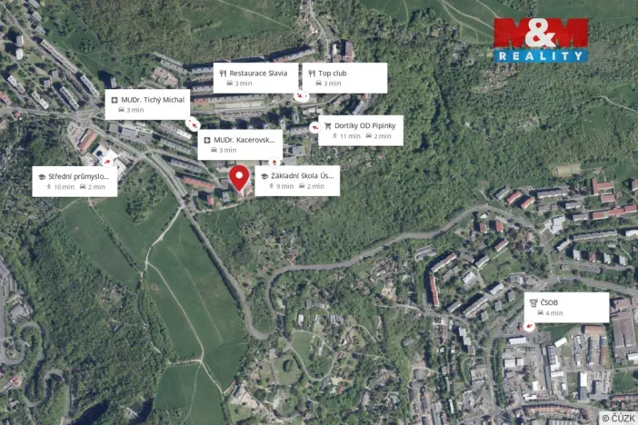 Prodej bytu 3+1, Ústí nad Labem - Severní Terasa, Rabasova, 70 m2