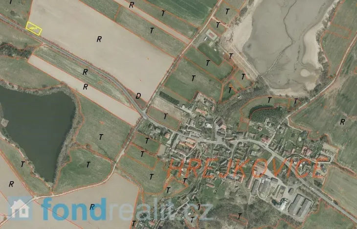 Prodej pozemku, Hrejkovice, 1550 m2