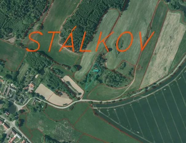 Prodej pozemku, Slavonice - Stálkov, 1831 m2