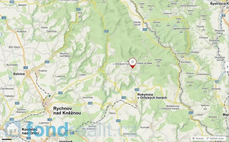 Prodej pozemku, Říčky v Orlických horách, 1426 m2