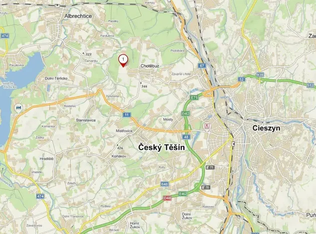 Prodej pozemku, Chotěbuz, 6967 m2