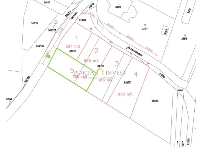 Prodej pozemku pro bydlení, Praha - Kolovraty, 720 m2